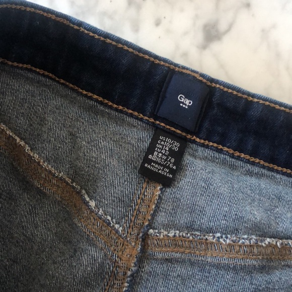 Gap a-line button down denim mini - Picture 3 of 3
